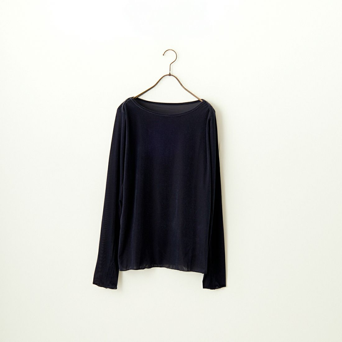 nenom [ネノム] レイヤードシアーベロアカットソー [NE24132011] 16 NAVY