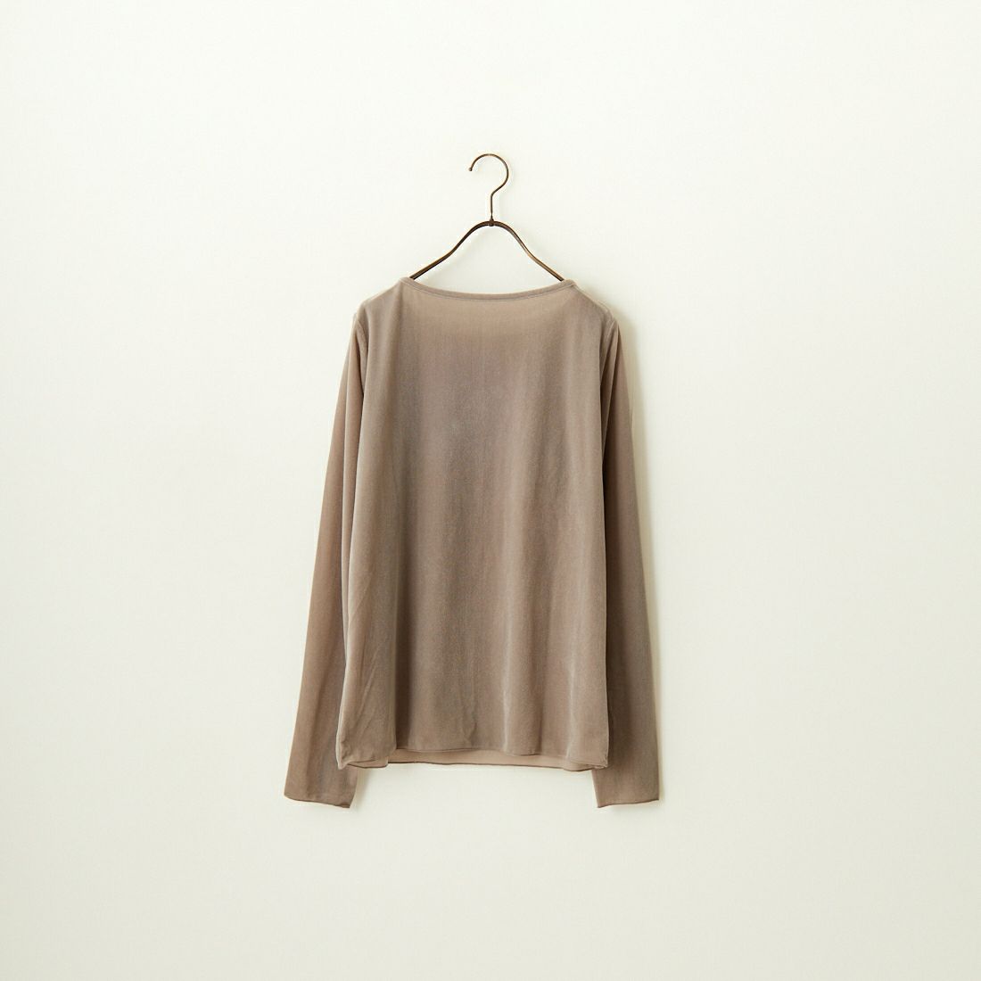 nenom [ネノム] レイヤードシアーベロアカットソー [NE24132011] 05 L.GRAY