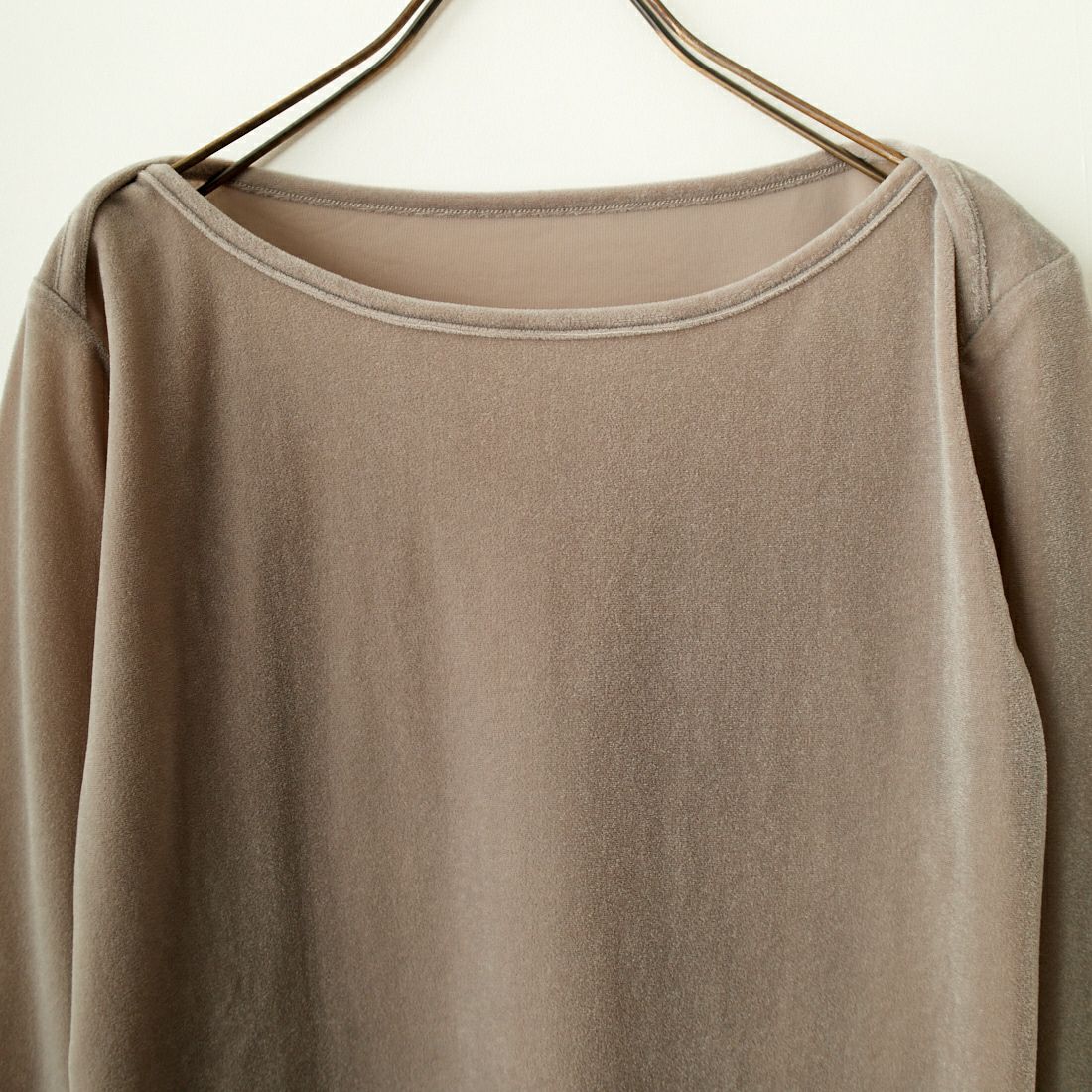 nenom [ネノム] レイヤードシアーベロアカットソー [NE24132011] 05 L.GRAY