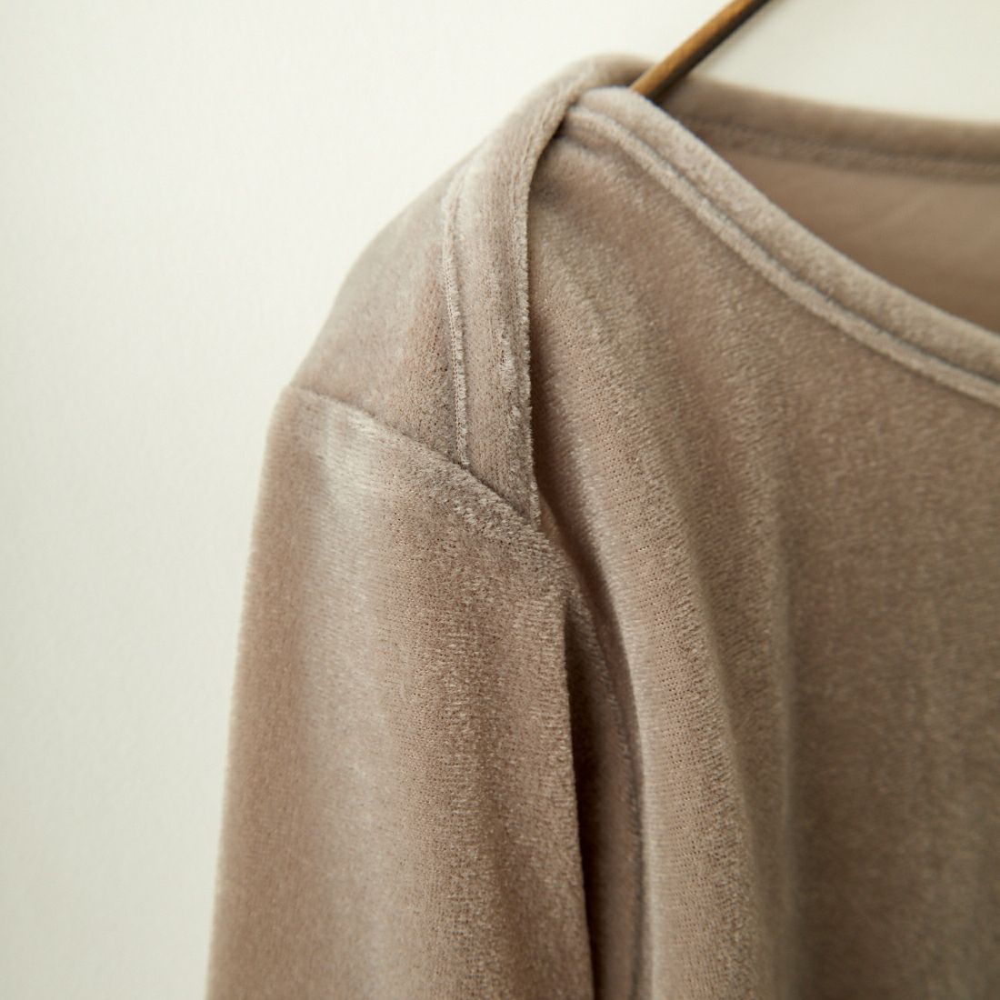 nenom [ネノム] レイヤードシアーベロアカットソー [NE24132011] 05 L.GRAY