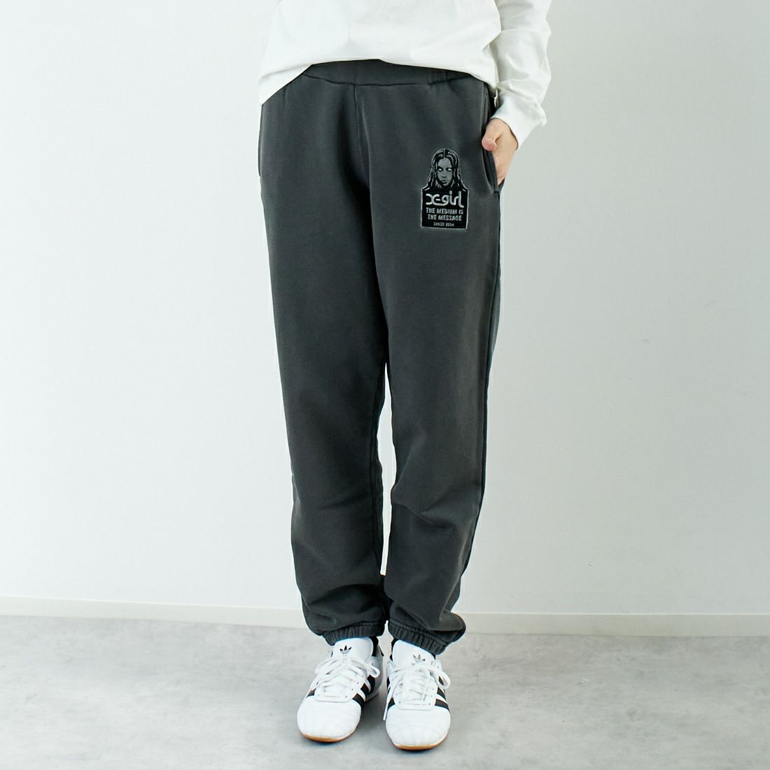 BLACK&&モデル身長：167cm 着用サイズ：S&&