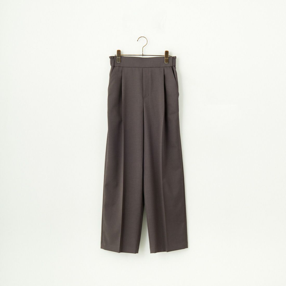 Jeans Factory Clothes [ジーンズファクトリークローズ] ストレッチツイルセミワイドパンツ [M-8139] 030 ﾁｬｺｰﾙ