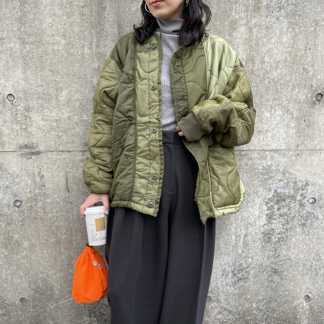ODDMENT [オッドメント] M-65 リメイクショートキルティングライナー 