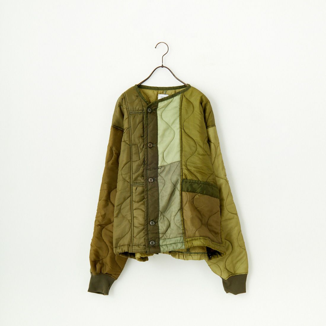 ODDMENT [オッドメント] M-65 リメイクショートキルティングライナージャケット [QUILT-NEW-SHORT-JKT] OLIVE