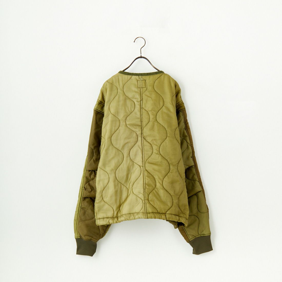 ODDMENT [オッドメント] M-65 リメイクショートキルティングライナージャケット [QUILT-NEW-SHORT-JKT] OLIVE