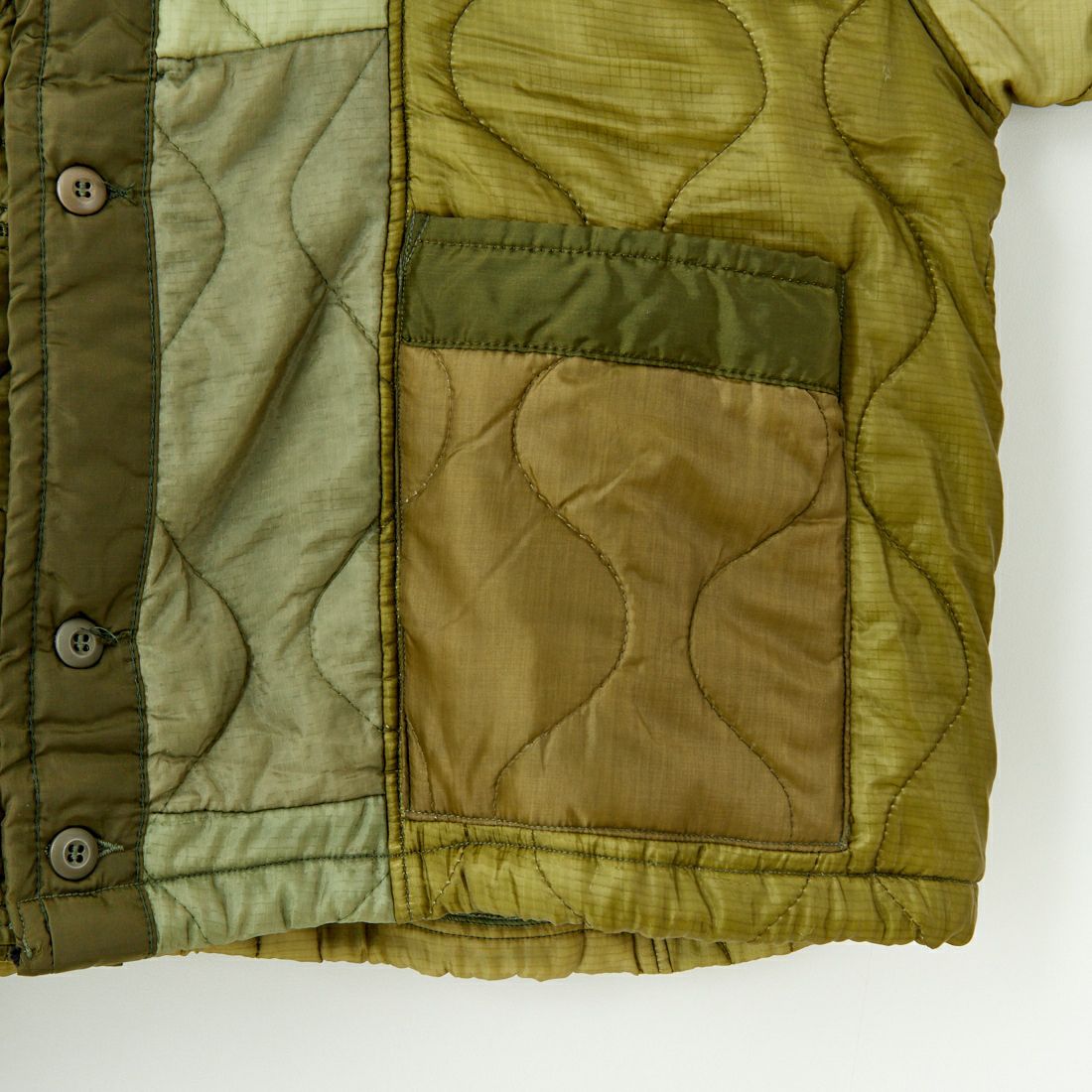 ODDMENT [オッドメント] M-65 リメイクショートキルティングライナージャケット [QUILT-NEW-SHORT-JKT] OLIVE