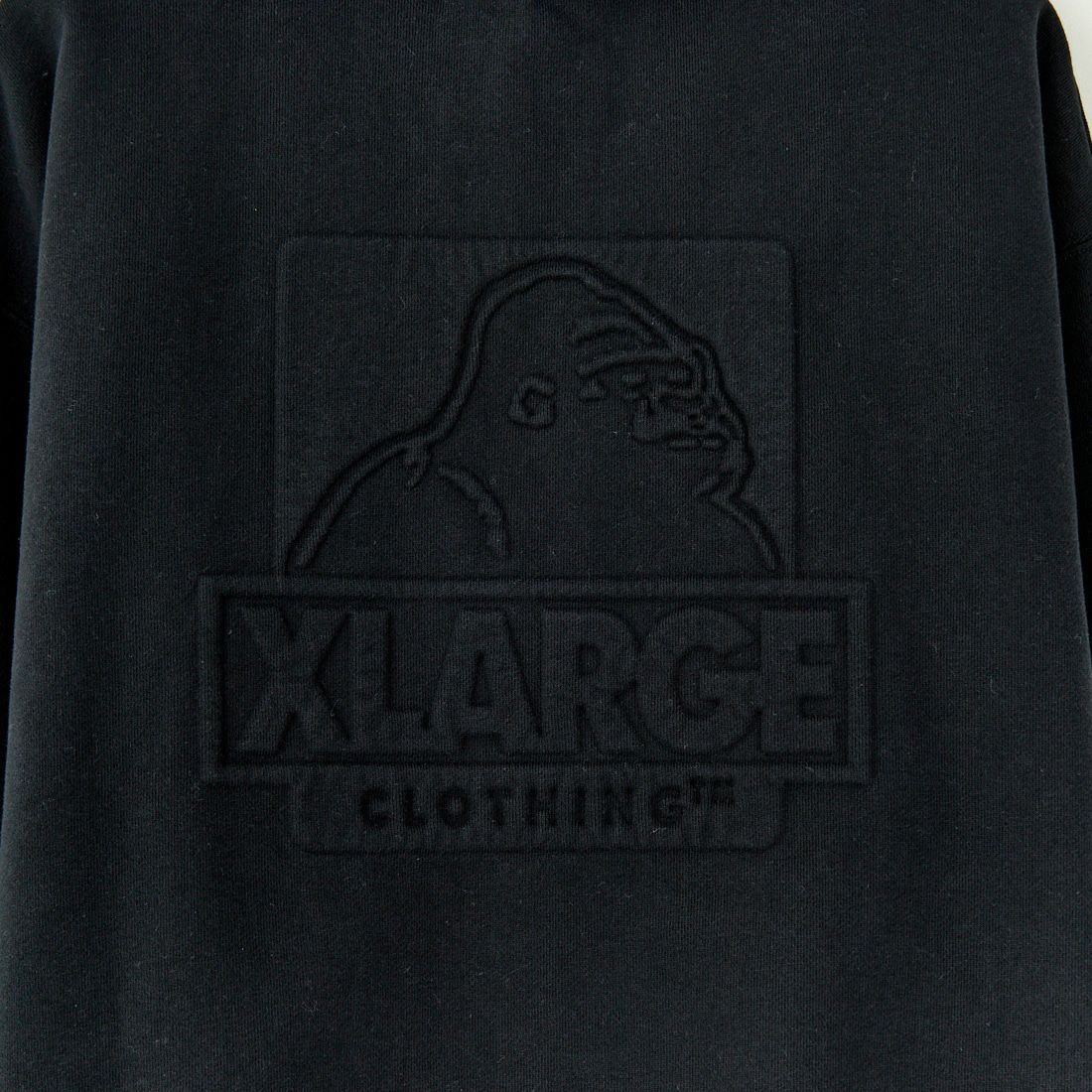 XLARGE [エクストララージ] エンボスOGボックスロゴ ジップアップスウェットフーディ [101251012002] BLACK