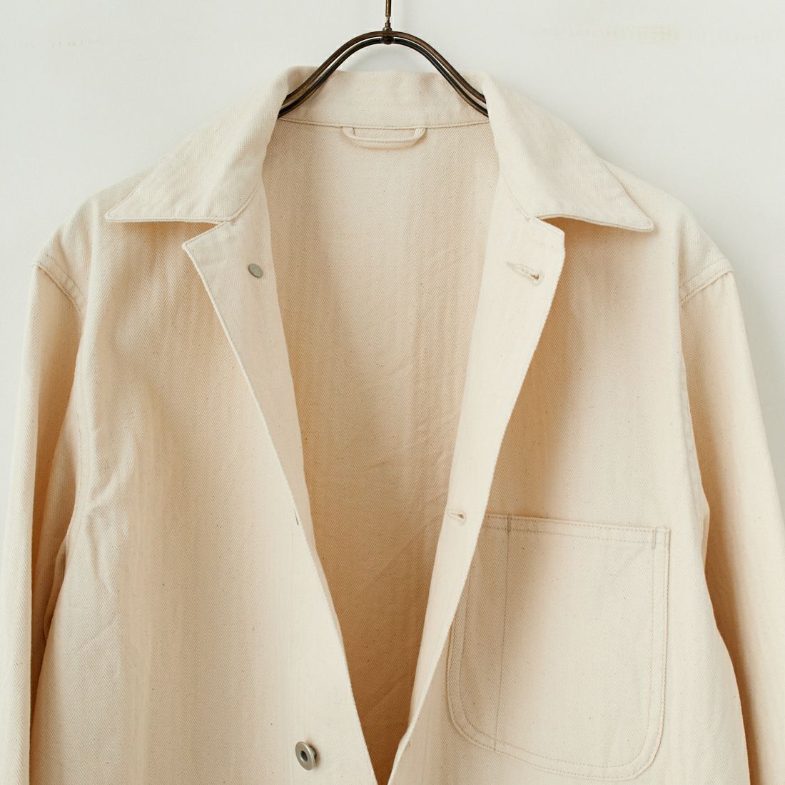 blurhms ROOTSTOCK [ブラームス ルーツストック] ヘリンボーンツイル P41ジャケット [BROOTS25S1] 01 NATURAL