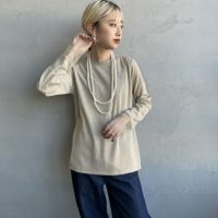 22 BEIGE&&モデル身長：150cm 着用サイズ：F&&