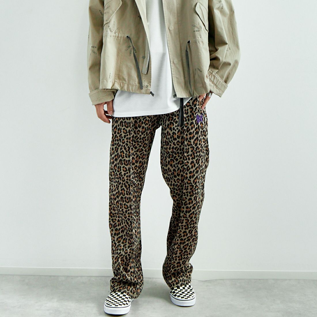 B LEOPARD&&モデル身長：179cm 着用サイズ：M&&