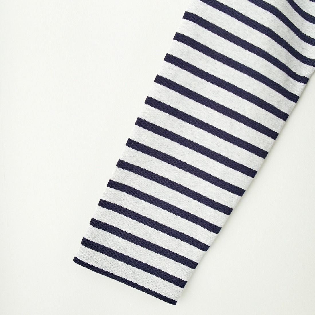 ST.JAMES [セントジェームス] 別注 バスクボーダーロングスリーブTシャツ [OUESSANT-JF] GRI/NAV