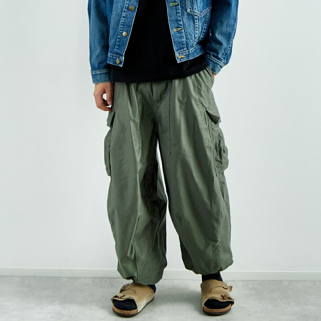 A OLIVE&&モデル身長：179cm 着用サイズ：S&&