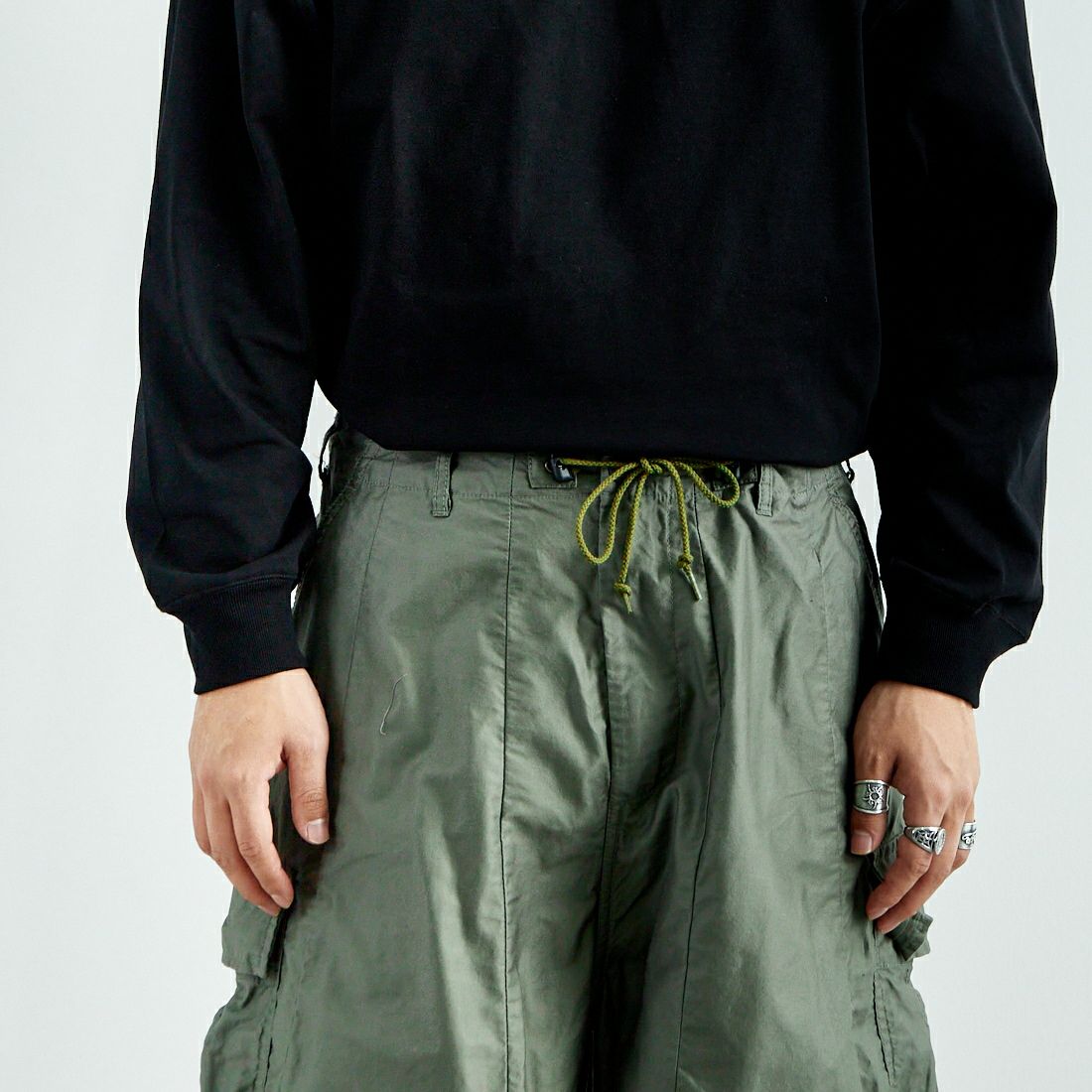 Needles [ニードルズ] BDUヒザデルパンツ [QV155] A OLIVE