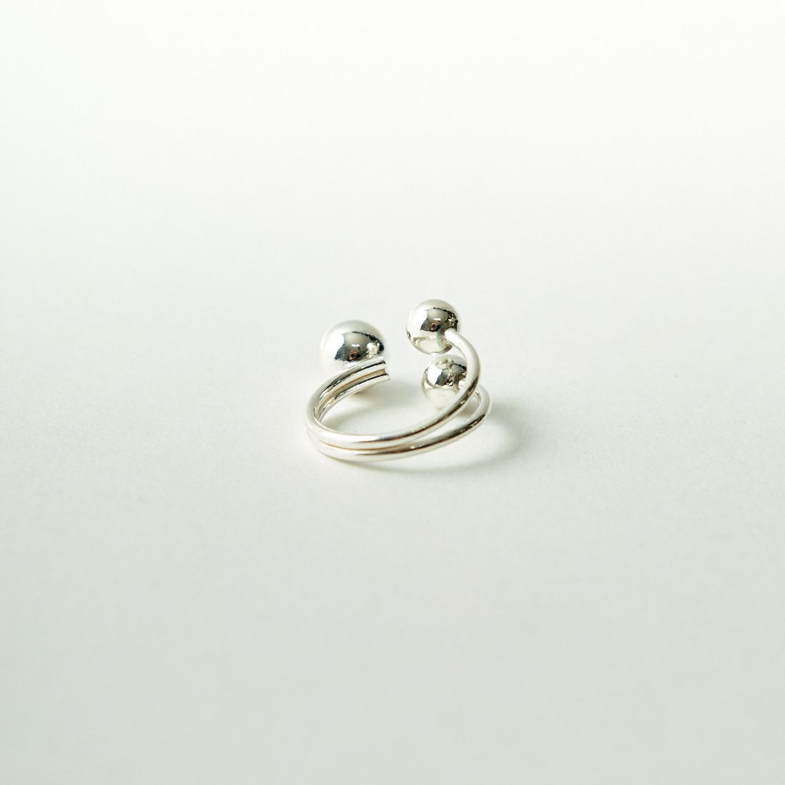 aura [オーラ] 3ボールリング [A-R016] SILVER