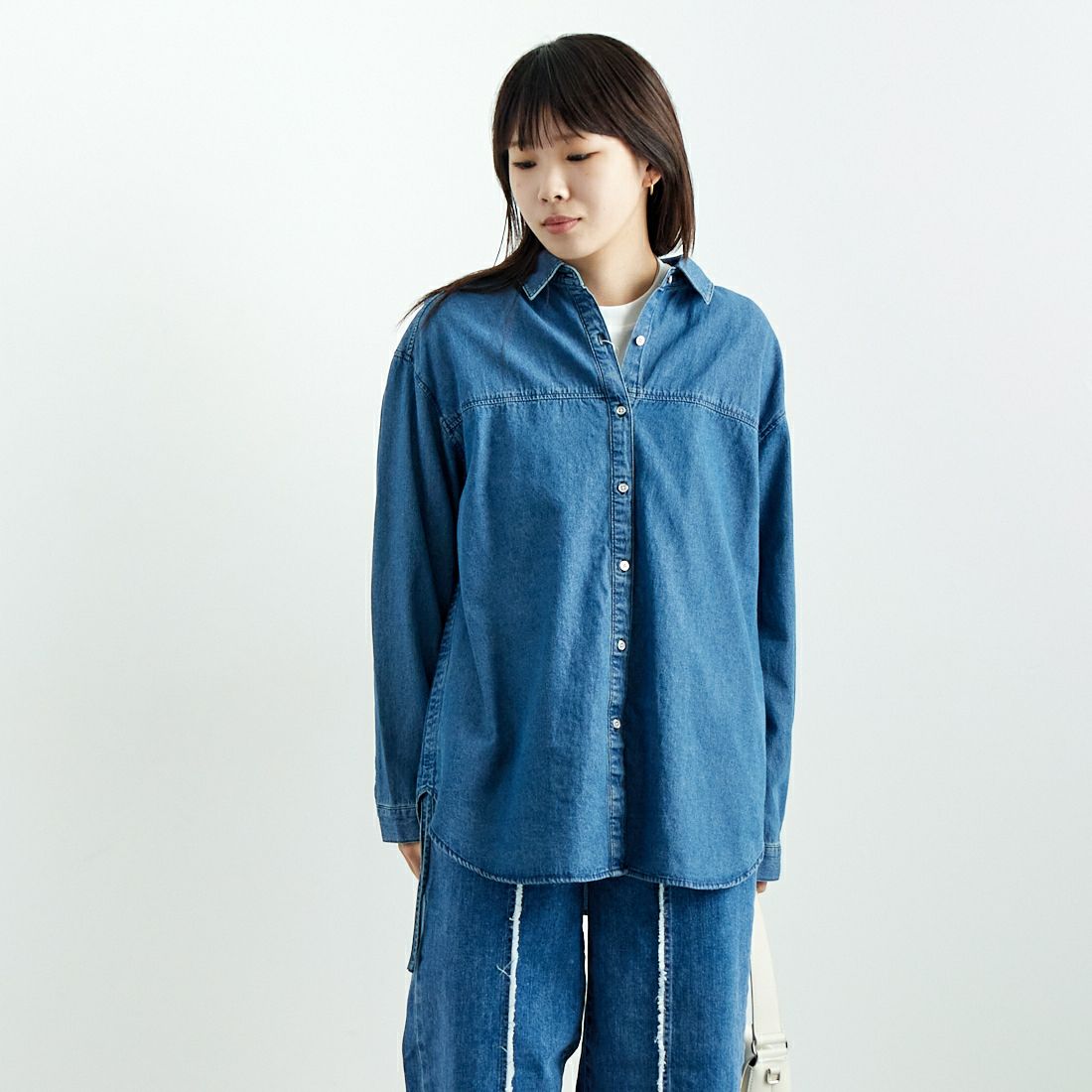 93 M.BLUE&&モデル身長：167cm 着用サイズ：M&&