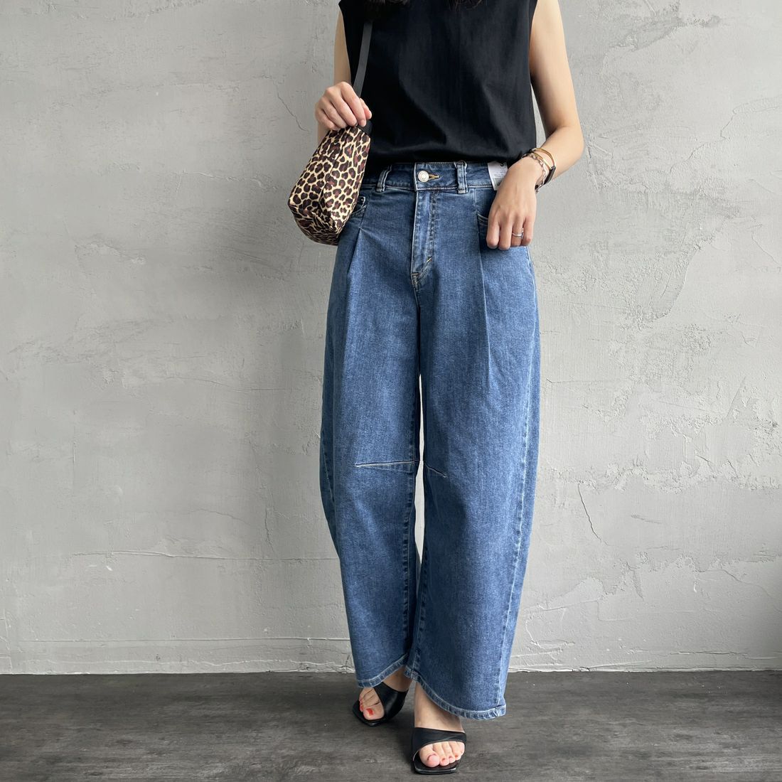 98 L.BLUE&&モデル身長：160cm 着用サイズ：S&&