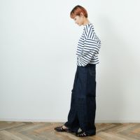 SOMETHING [サムシング] HANAタックカーブデニムパンツ [SEA880