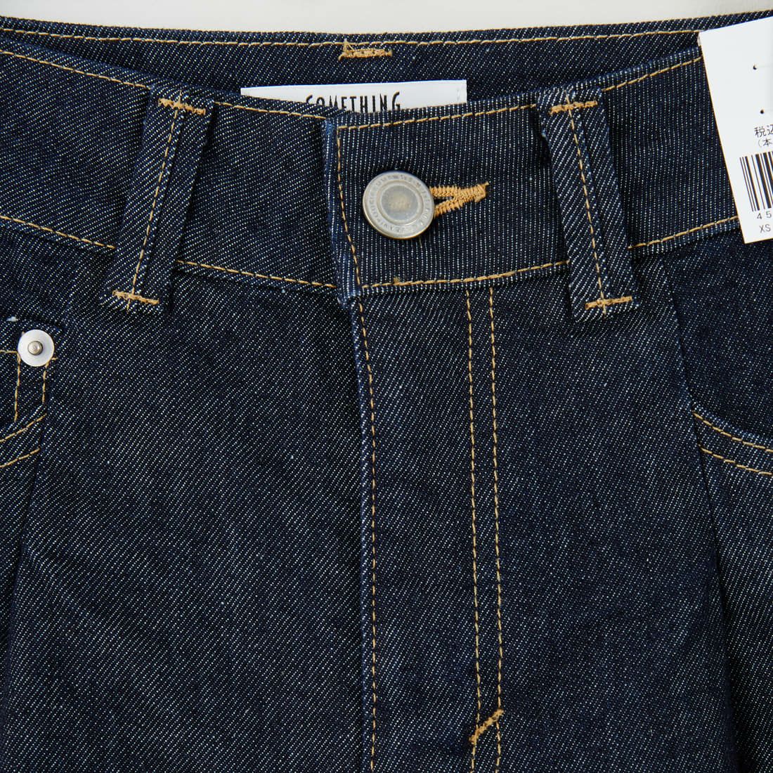 SOMETHING [サムシング] HANAタックカーブデニムパンツ [SEA880] 00 O.W