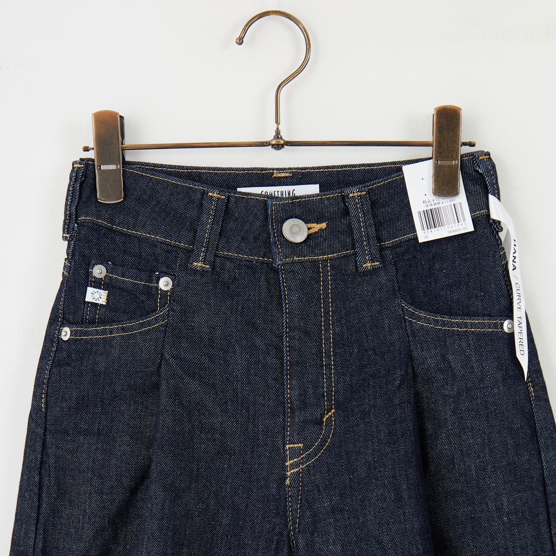 SOMETHING [サムシング] HANAタックカーブデニムパンツ [SEA880] 00 O.W