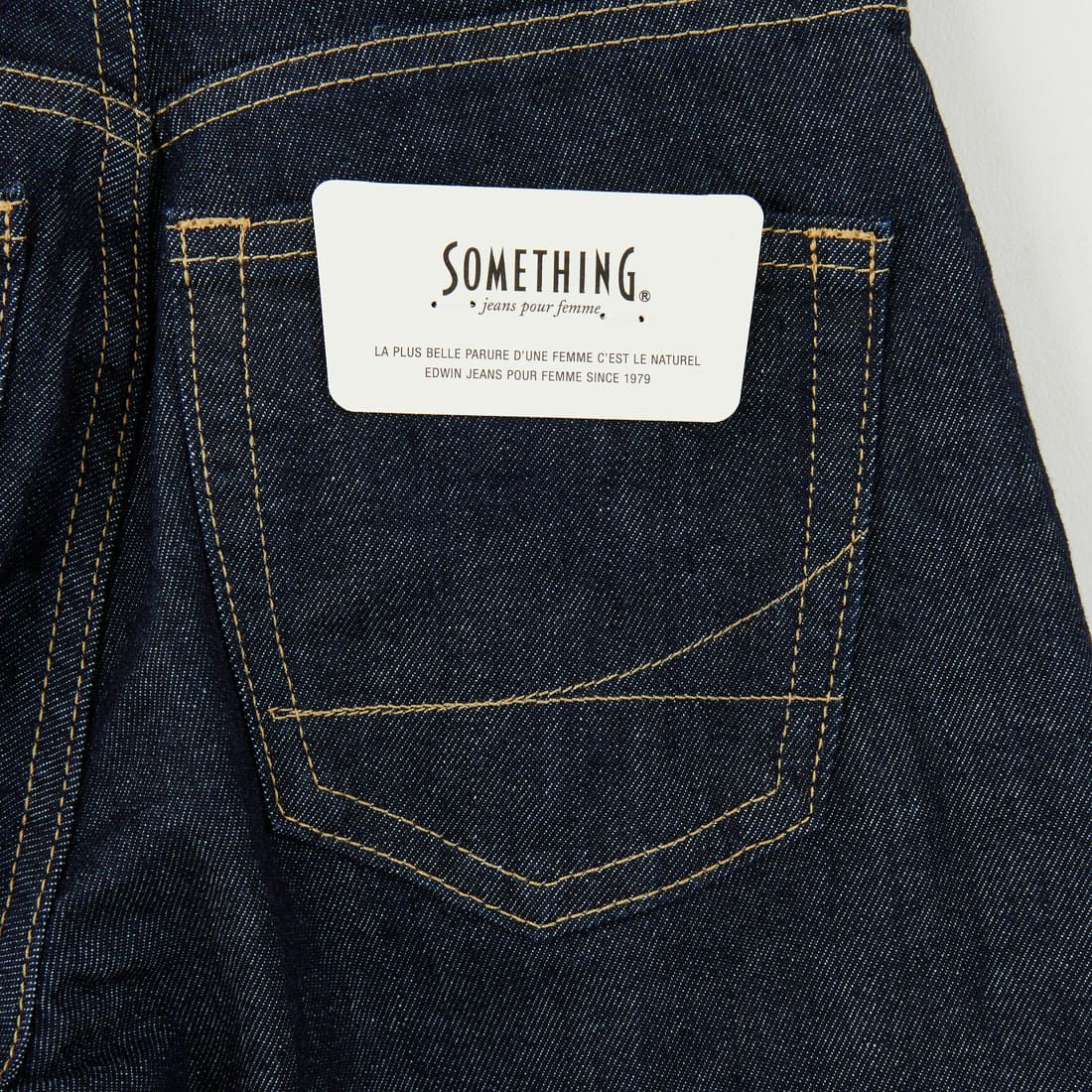 SOMETHING [サムシング] HANAタックカーブデニムパンツ [SEA880] 00 O.W