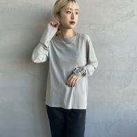07 GRAY&&モデル身長：150cm 着用サイズ：F&&