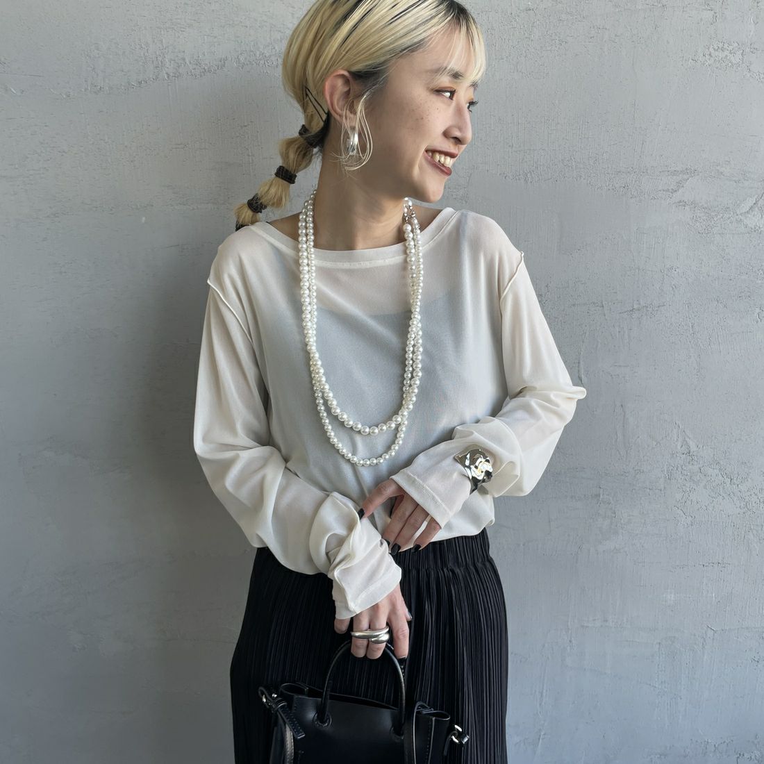 02 OFF&&モデル身長：150cm 着用サイズ：F&&