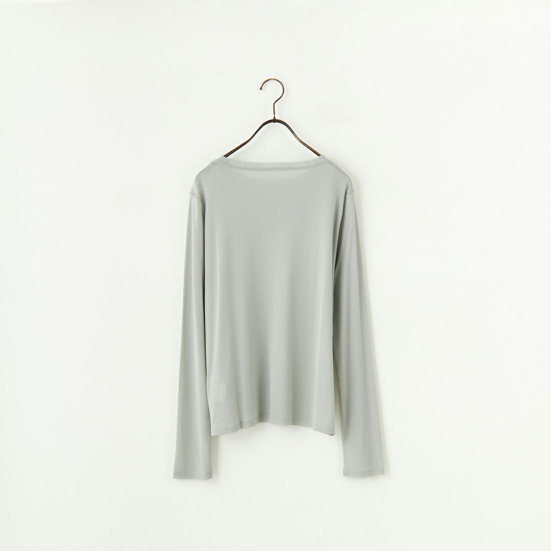 nenom [ネノム] クルーネック シアーカットソー [NE25112034] 07 GRAY