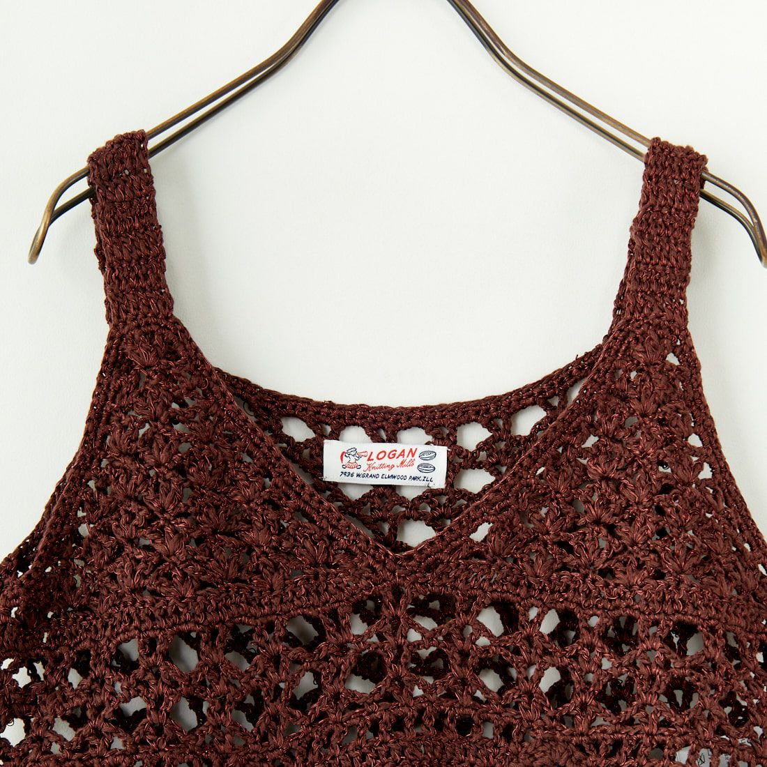 LOGAN Knitting Mills [ローガン ニッティング ミルズ] モールペーパービスチェ [LG-25SS05-B] BROWN