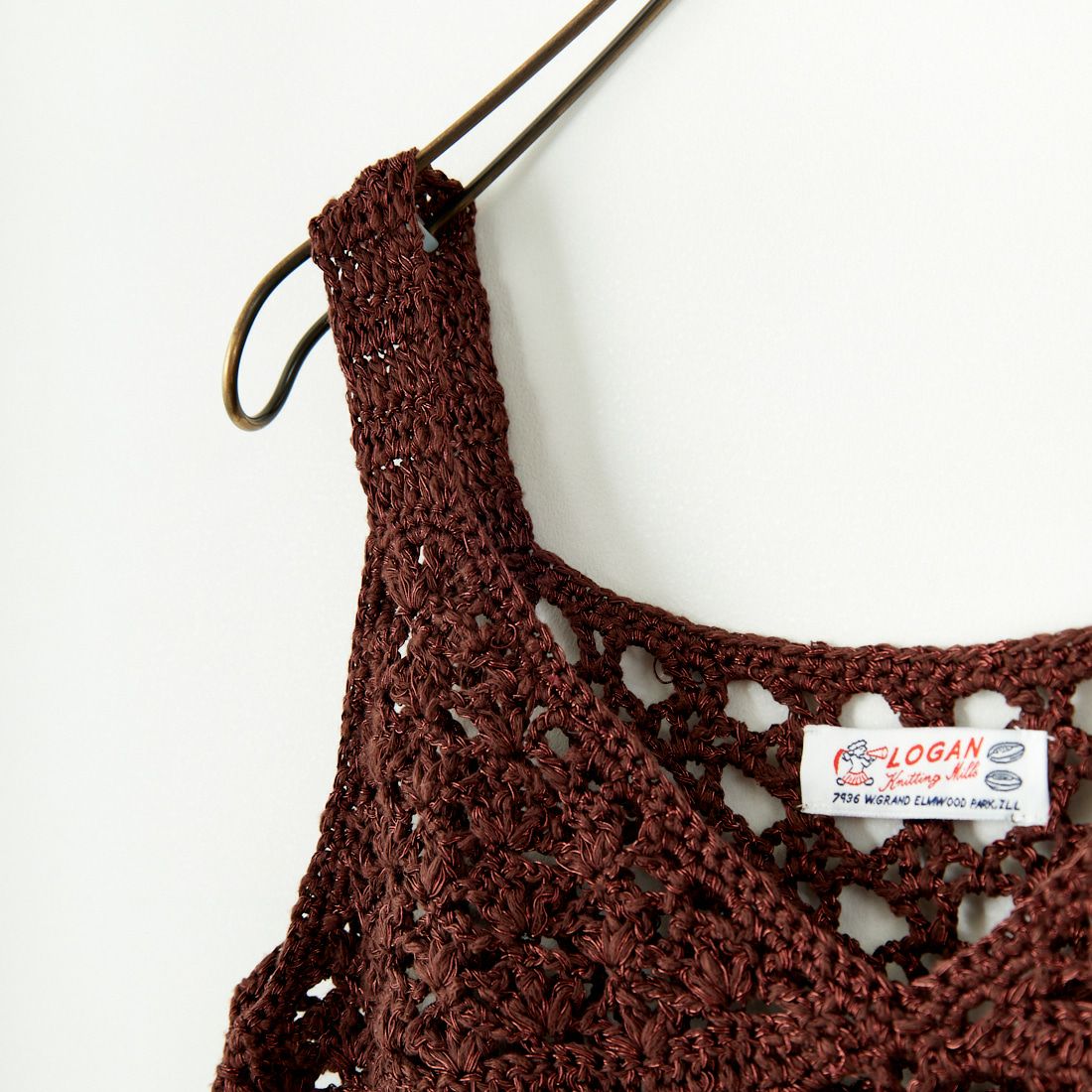 LOGAN Knitting Mills [ローガン ニッティング ミルズ] モールペーパービスチェ [LG-25SS05-B] BROWN