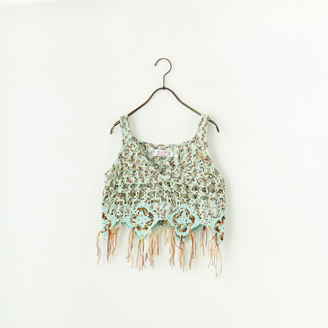 LOGAN Knitting Mills [ローガン ニッティング ミルズ] モールペーパービスチェ [LG-25SS04] GREEN MIX
