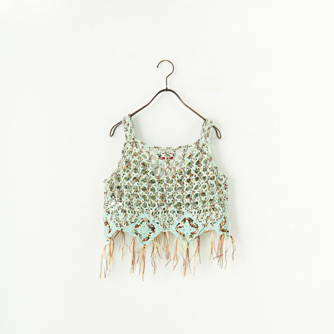 LOGAN Knitting Mills [ローガン ニッティング ミルズ] モールペーパービスチェ [LG-25SS04] GREEN MIX