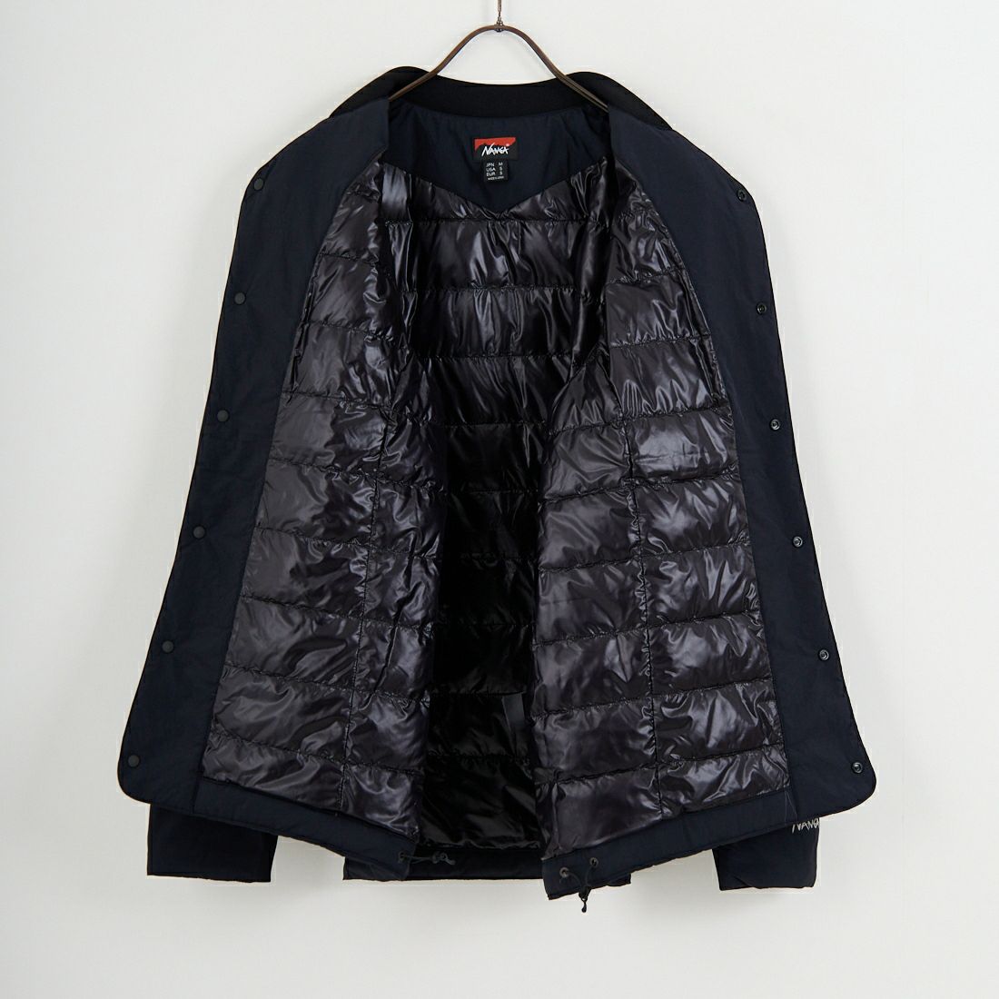 NANGA [ナンガ] ノーカラーソフトダウンカーディガン [N2500-0E004A] BLK