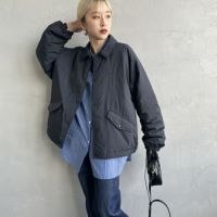 BLK&&モデル身長：150cm 着用サイズ：WM&&