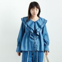 98 L.BLUE&&モデル身長：167cm 着用サイズ：M&&