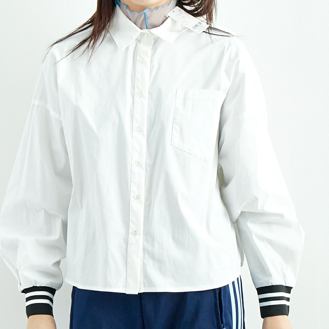 DIGNITE COLLIER [ディニテコリエ] バックラインシャツ [80243707] ｵﾌﾎﾜｲﾄ