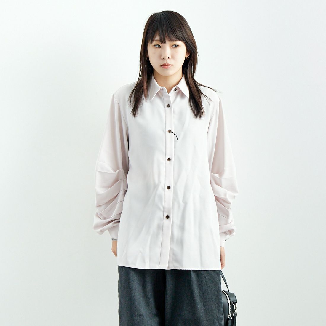 091 L/PNK&&モデル身長：167cm 着用サイズ：F&&