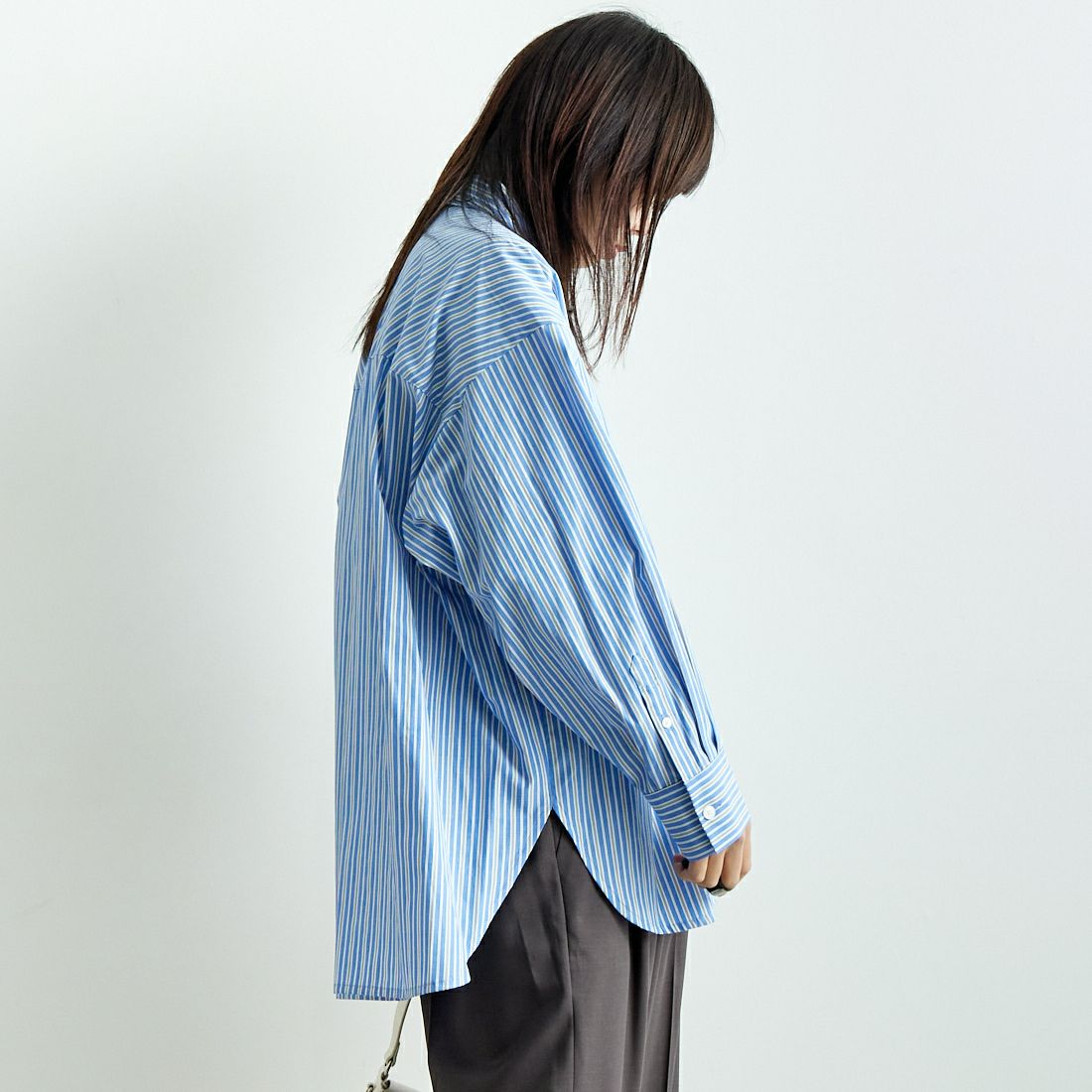 RIM.ARK | Back volume stripe SH (SHIRTS & BLOUSES ) |RIM.ARK