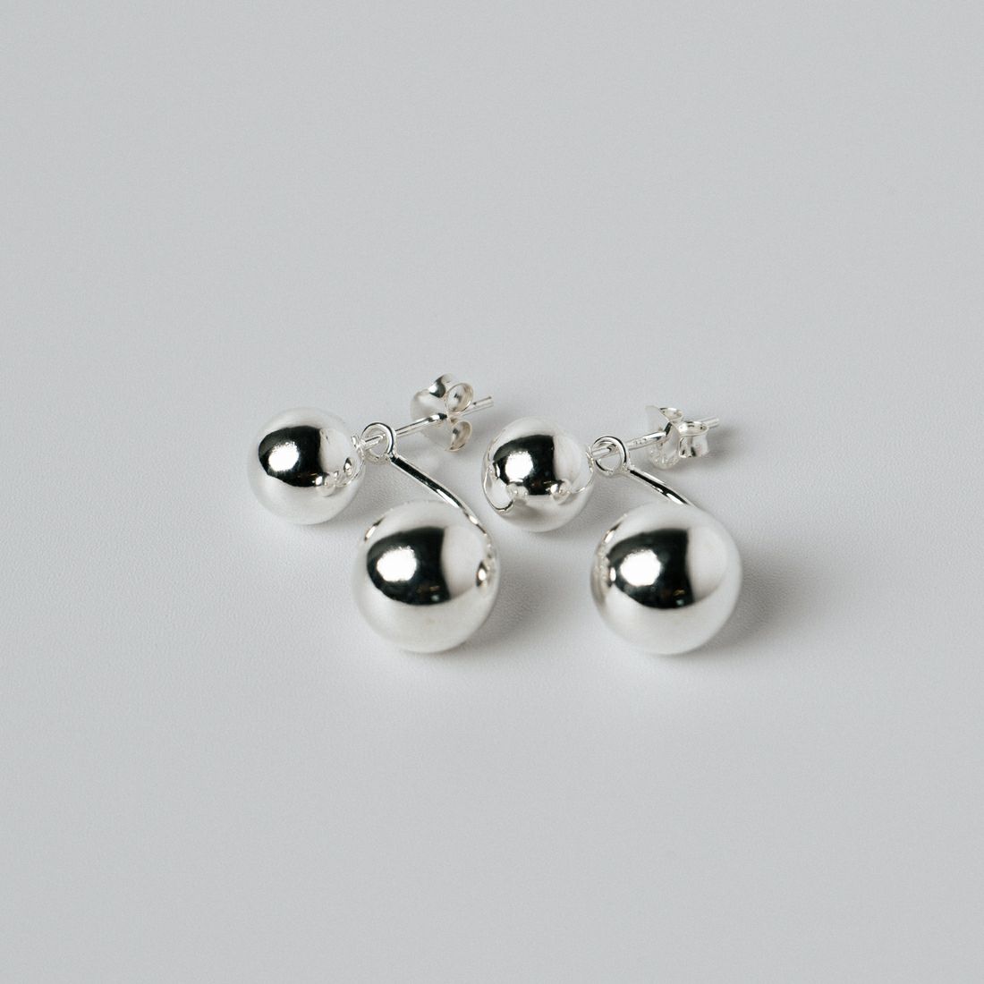 aura [オーラ] 2WAYムーブボールピアス [A-P012] SILVER