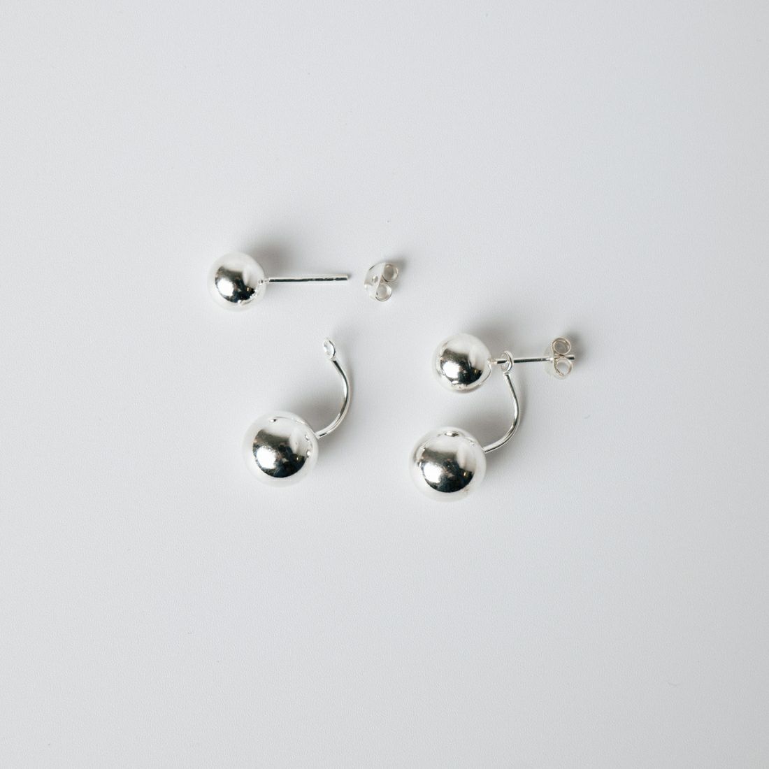 aura [オーラ] 2WAYムーブボールピアス [A-P012] SILVER