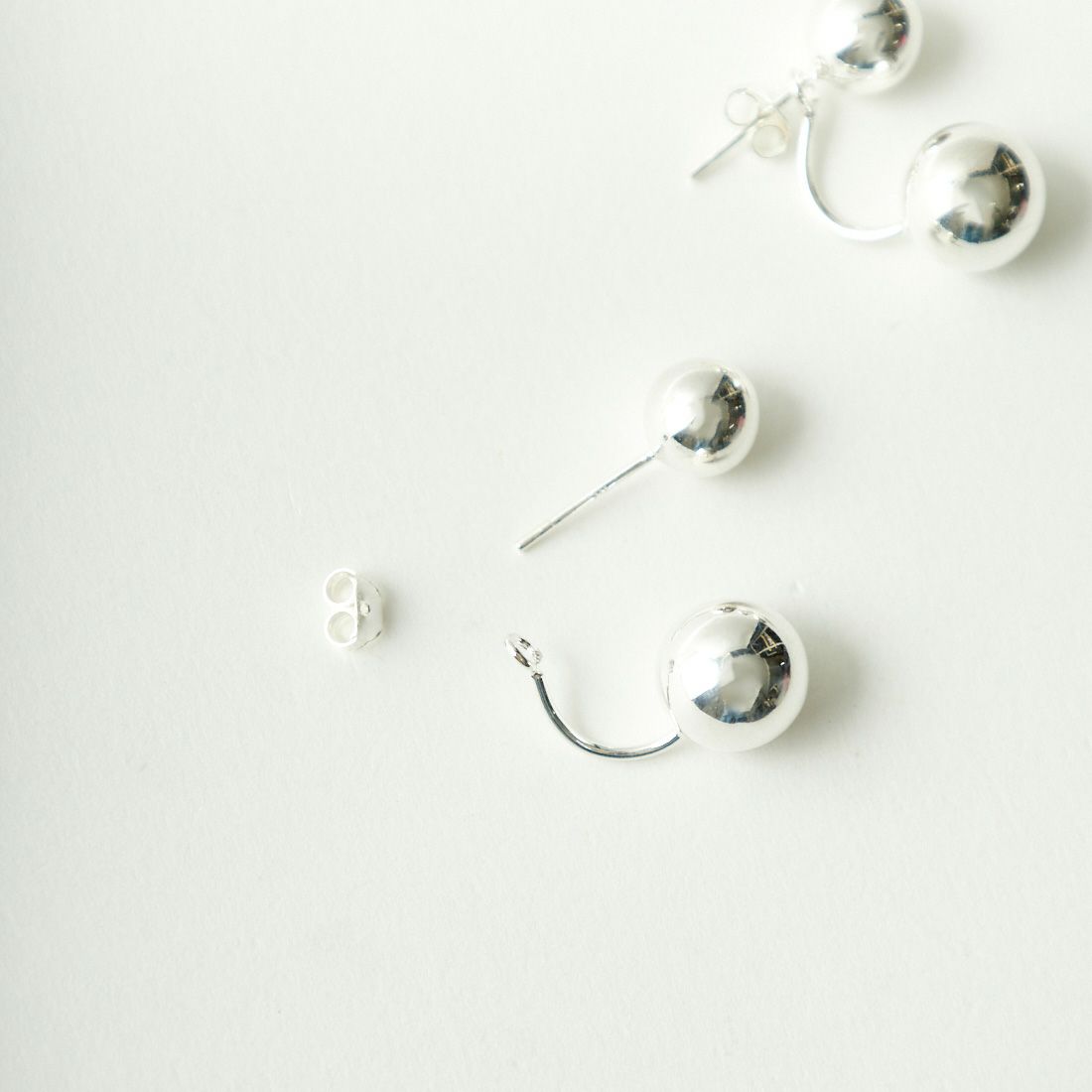 aura [オーラ] 2WAYムーブボールピアス [A-P012] SILVER