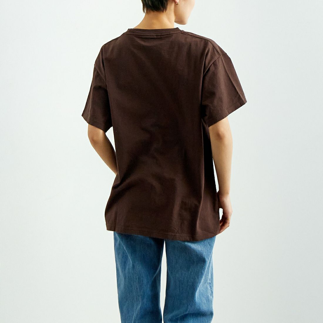 THE SHINZONE [ザ シンゾーン] フィクションTシャツ [25SMSCU12] 48 BROWN