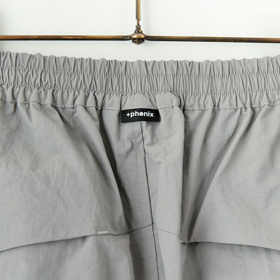 +phenix [プラスフェニックス] 別注 2WAY ナイロンタッサーコンバーチブルパンツ [POB-25007IN-JF] GRAY