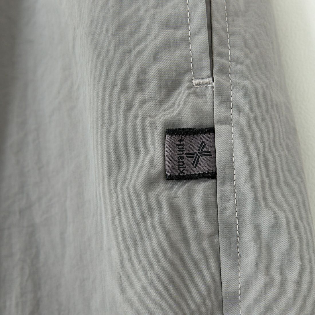 +phenix [プラスフェニックス] 別注 2WAY ナイロンタッサーコンバーチブルパンツ [POB-25007IN-JF] GRAY