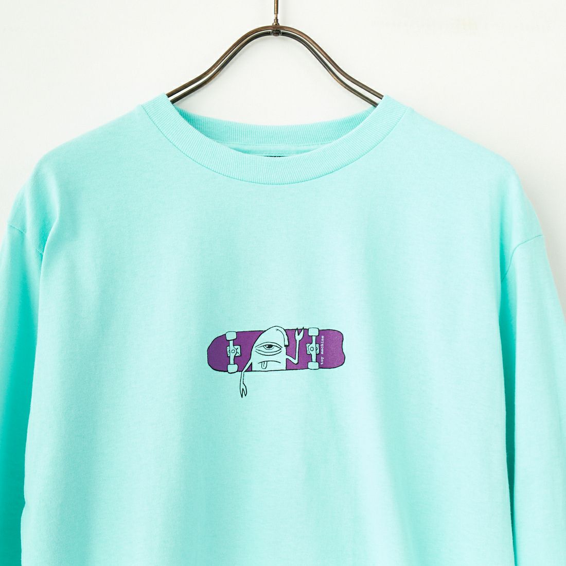 toy machine [トイマシーン] ハローセクト ロングスリーブTシャツ [TMPFLT4] L.BLUE