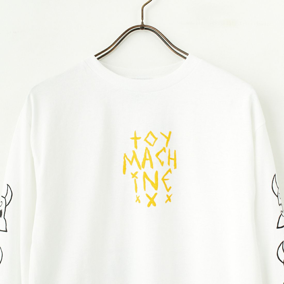 toy machine [トイマシーン] スケッチーモンスター ロングスリーブTシャツ [TMPFLT5] WHITE
