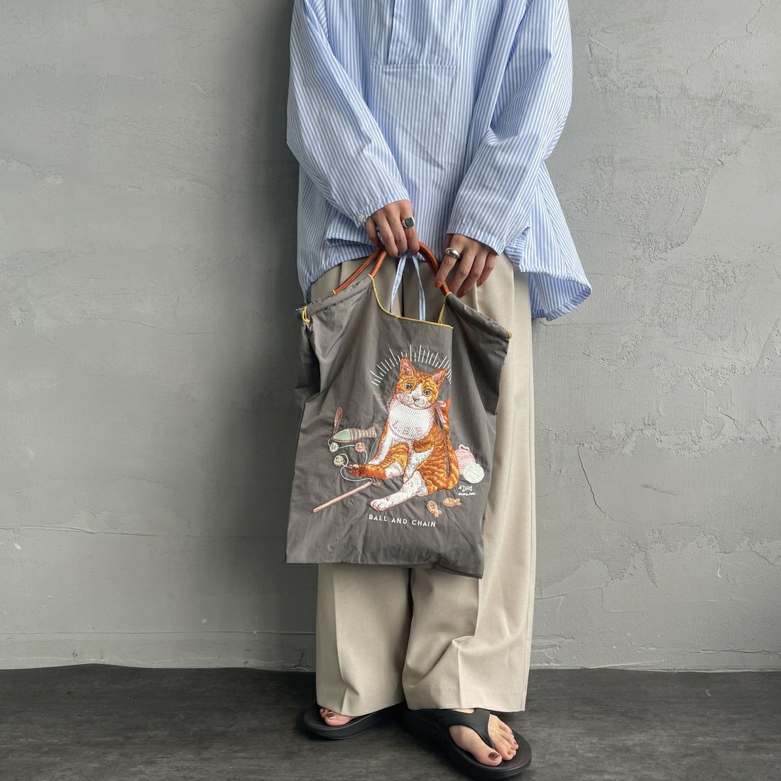 Ball&Chain [ボールアンドチェーン] エコバッグ D.BABY CAT [DBABY-CAT-M] 31301543