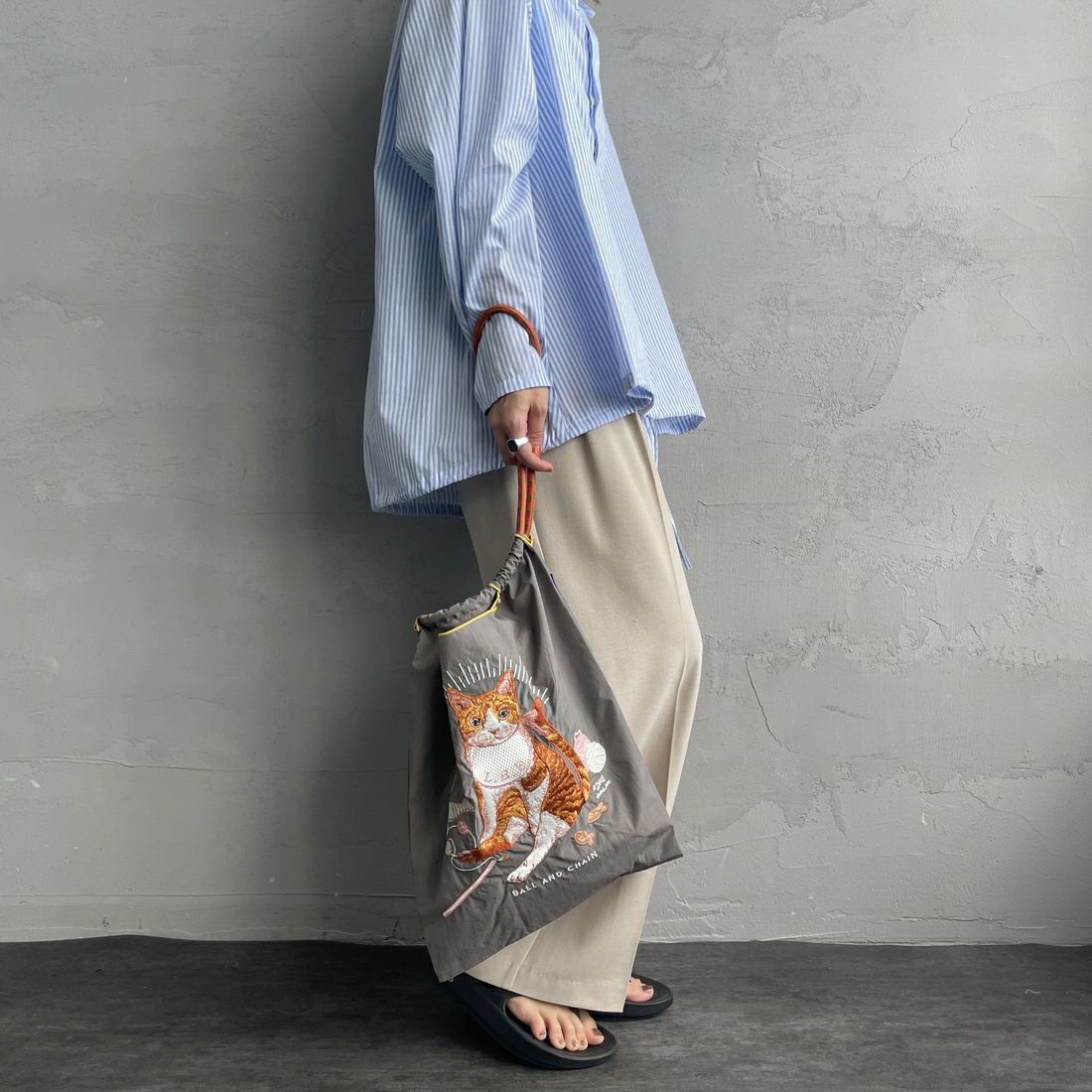 Ball&Chain [ボールアンドチェーン] エコバッグ D.BABY CAT [DBABY-CAT-M] 31301543