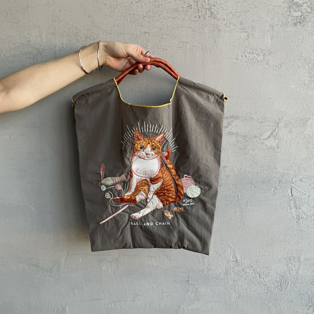 Ball&Chain [ボールアンドチェーン] エコバッグ D.BABY CAT [DBABY-CAT