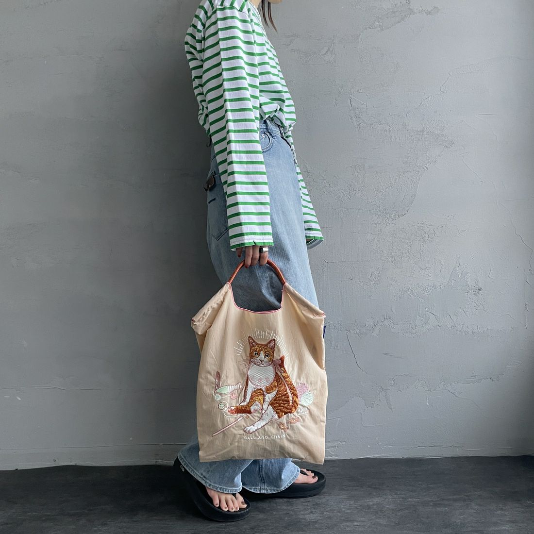 Ball&Chain [ボールアンドチェーン] エコバッグ D.BABY CAT [DBABY-CAT-M] 31301521