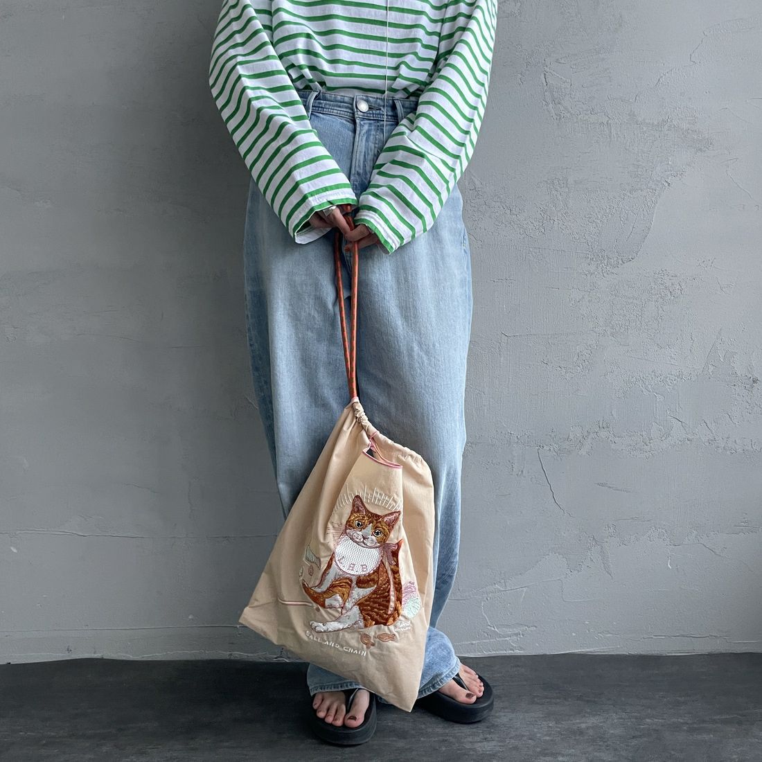 Ball&Chain [ボールアンドチェーン] エコバッグ D.BABY CAT [DBABY-CAT-M] 31301521